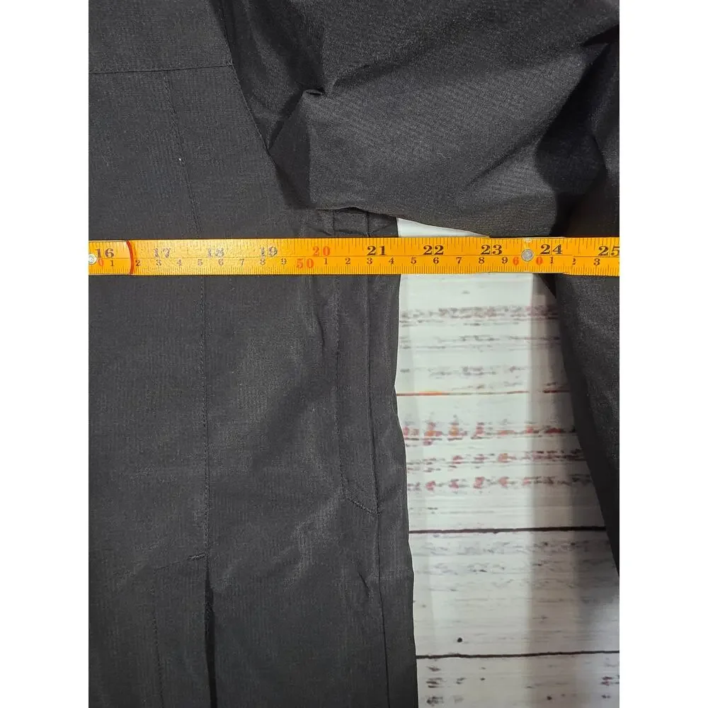 Dixxon Flannel Co Men's Blk packable pullover windbreaker jacket hooded size M